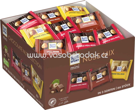 Ritter Sport Mini Nuss Mix, 66 St, 1,1 kg