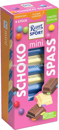 Ritter Sport mini Schoko Spass, 9 St, 150g