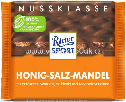 Ritter Sport Nussklasse Honig-Salz-Mandel, 100g