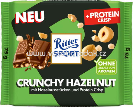 Ritter Sport Protein Crisp Crunchy Hazelnut, 75g