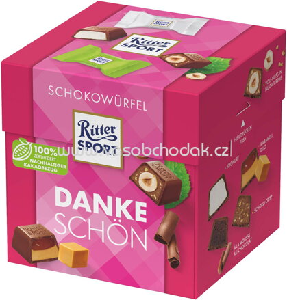 Ritter Sport Schokowürfel Dankeschön, 22 St, 176g