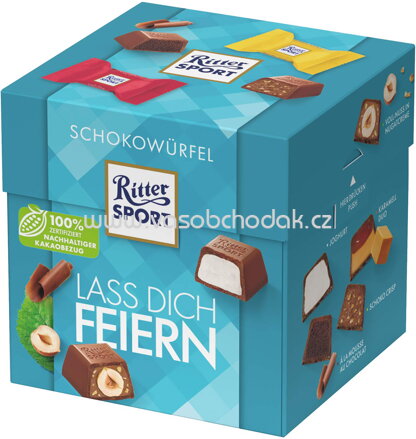 Ritter Sport Schokowürfel Lass Dich Feiern, 22 St, 176g