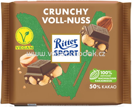 Ritter Sport Vegan Crunchy Voll-Nuss, 100g