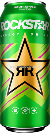 Rockstar Energy Sour Apple, 500 ml