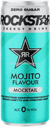 Rockstar Energy Mocktail Mojito Zero Sugar, 330 ml