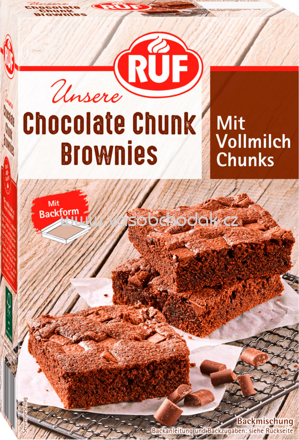 RUF Backmischung Chocolate Chunk Brownies, 410g