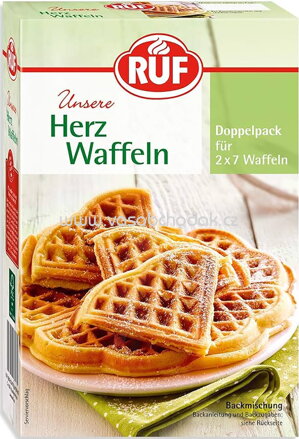 RUF Backmischung Herz Waffeln, 500g