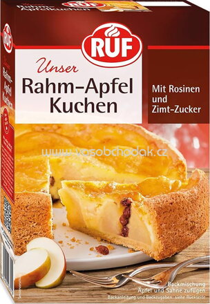 RUF Backmischung Rahm Apfel Kuchen, 435g