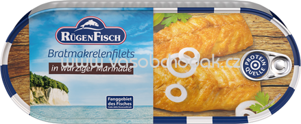 Rügen Fisch Bratmakrelenfilets in würziger Marinade, 500g