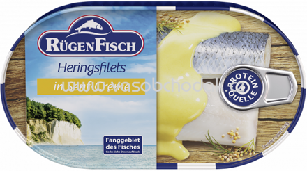 Rügen Fisch Heringsfilets in Senf-Creme, 200g