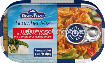 Rügen Fisch Scomber Mix Classic, 120g