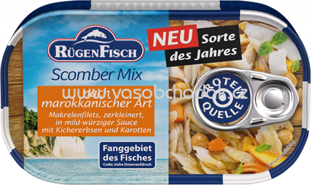 Rügen Fisch Scomber Mix nach marokkanischer Art, 120g