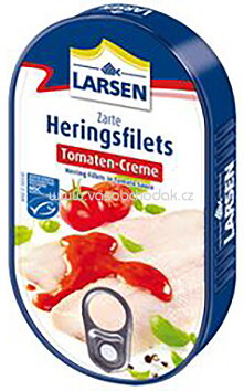 Larsen Heringsfilets in Tomaten-Creme, 200g