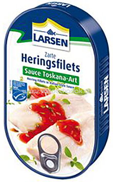 Larsen Heringsfilets Sauce Toskana-Art, 200g
