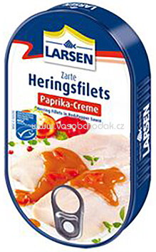 Larsen Heringsfilets in Paprika-Creme, 200g