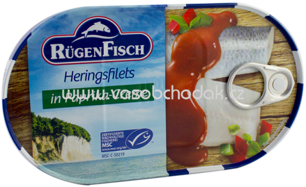 Rügen Fisch Heringsfilets in Paprika-Creme, 200g