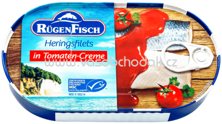 Rügen Fisch Heringsfilets in Tomaten-Creme, 200g