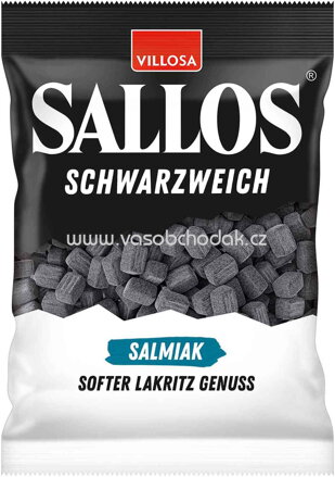 Sallos Schwarzweich Salmiak, 200g