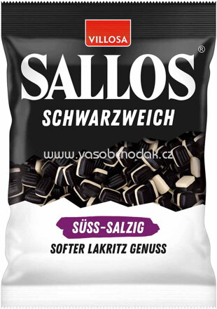Sallos Schwarzweich Süß-Salzig, 200g
