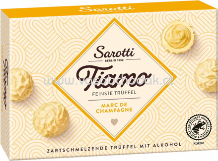 Sarotti Tiamo Feinste Trüffel Marc de Champagne, 125g