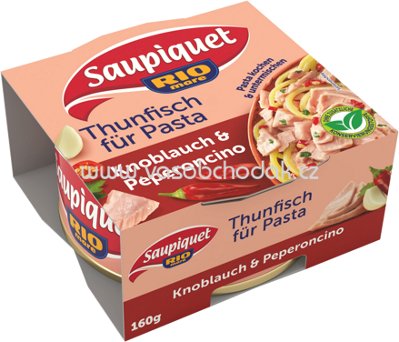 Saupiquet Thunfisch für Pasta Knoblauch & Peperoncino, 160g