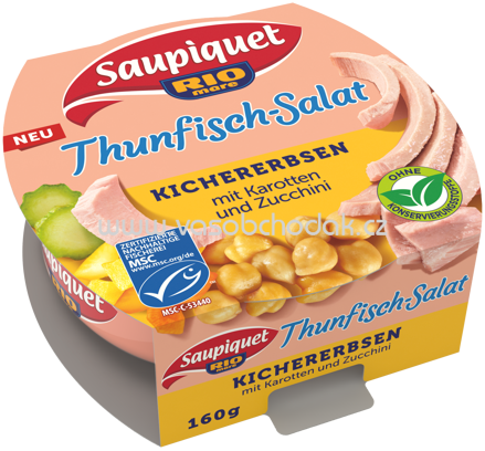 Saupiquet Thunfisch-Salat Kichererbsen, 160g