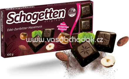Schogetten Edel Zartbitter Haselnuss, 100g