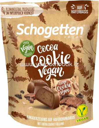 Schogetten Vegan Cocoa Cookie, 125g