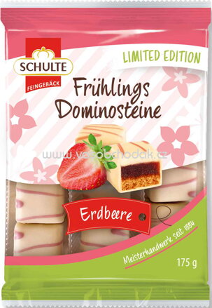 Schulte Frühlings Dominosteine Erdbeere, 175g