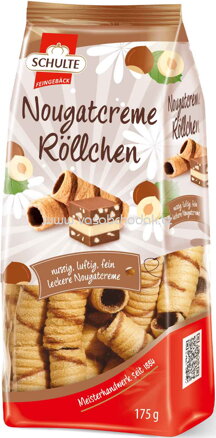 Schulte Nougatcreme Röllchen, 175g