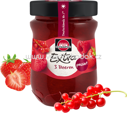 Schwartau Extra Konfitüre 3 Beeren, 340g