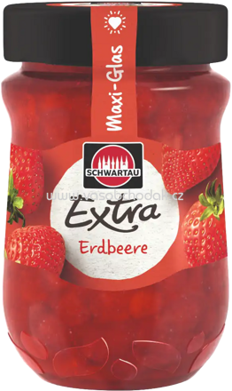 Schwartau Extra Konfitüre Erdbeere, Maxi Glas, 600g