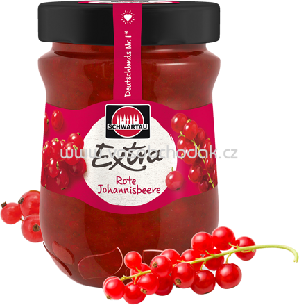 Schwartau Extra Konfitüre Rote Johannisbeere, 340g