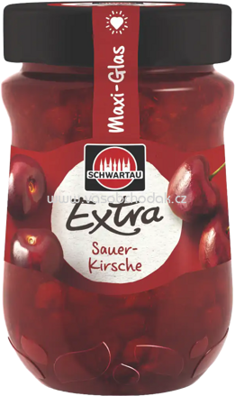 Schwartau Extra Konfitüre Sauerkirsche, Maxi Glas, 600g