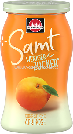 Schwartau Samt Konfitüre Weniger Zucker Aprikose, 270g