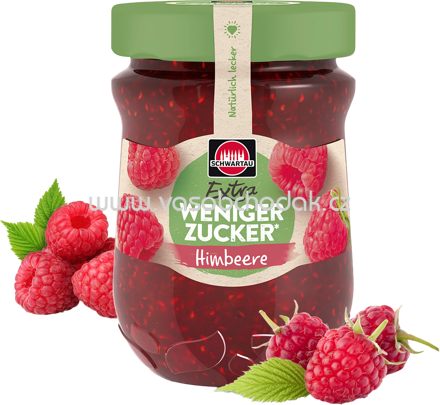 Schwartau Extra Konfitüre Weniger Zucker Himbeere, 300g