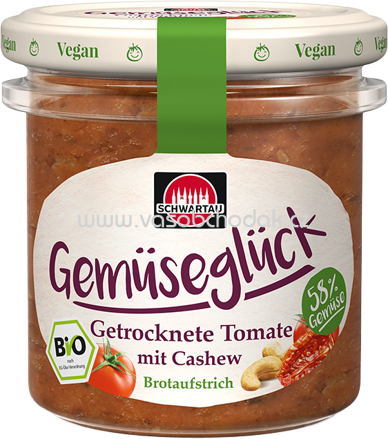 Schwartau Gemüseglück Getrocknete Tomate mit Cashew, 135g