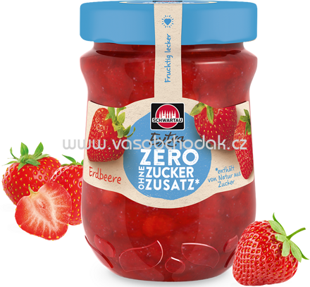 Schwartau Extra Konfitüre ZERO Zucker Erdbeere, 280g