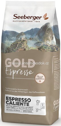 Seeberger Espresso Caliente ganze Bohne, 1 kg