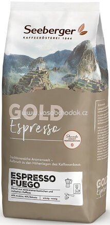 Seeberger Espresso Fuego ganze Bohne, 1 kg