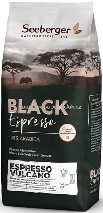 Seeberger Espresso Vulcano ganze Bohne, 250g