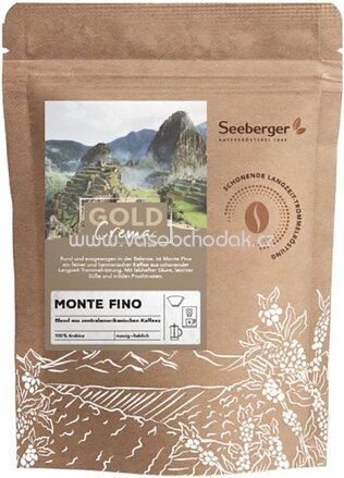 Seeberger Monte Fino ganze Bohne, 250g