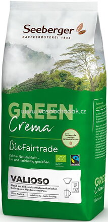 Seeberger Valioso Bio-Fairtrade Kaffee ganze Bohne, 1 kg