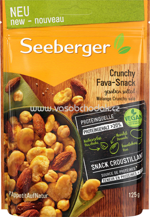 Seeberger Crunchy Fava Snack, 125g