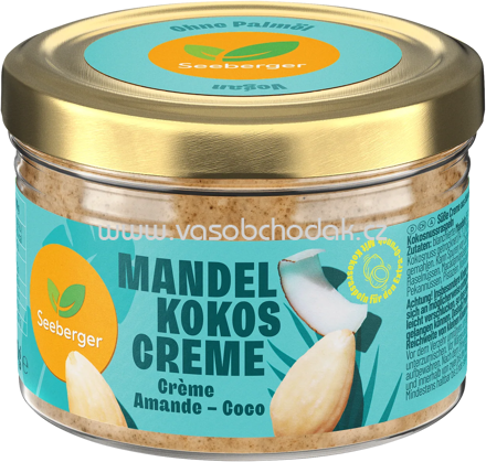 Seeberger Weiße Mandel-Kokos Creme, 160g