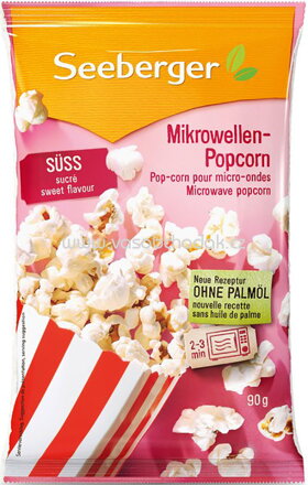 Seeberger Mikrowellen-Popcorn Süss, 90g
