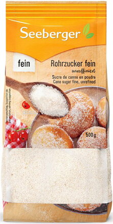 Seeberger Rohrzucker fein, unraffiniert, 500g