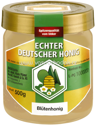 Bihophar Echter Deutscher Honig Blütenhonig, 500g