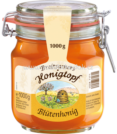 Breitsamer Honig Honigtopf Blüte, flüssig, 1kg