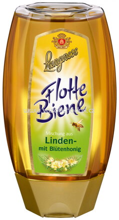 Langnese Flotte Biene Linden- mit Blütenhonig, 250g